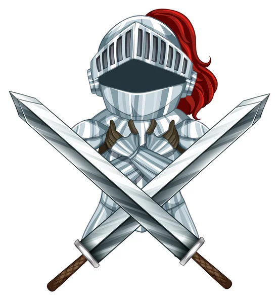 Knight armour — Stock Vector