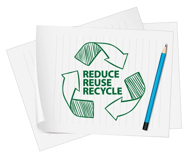 Símbolo de reciclaje — Archivo Imágenes Vectoriales