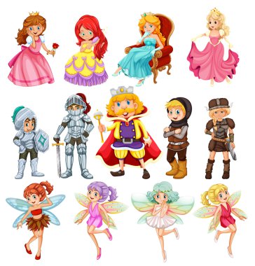 Fantasy characters clipart