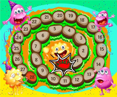 Canavarlar ile spiral oyunu