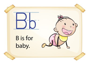 Bebek için bir mektup B
