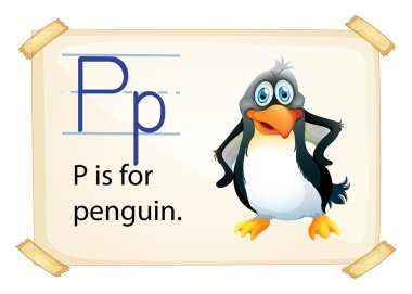 Penguen için harf p