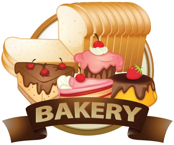 Bakery label — Stock Vector