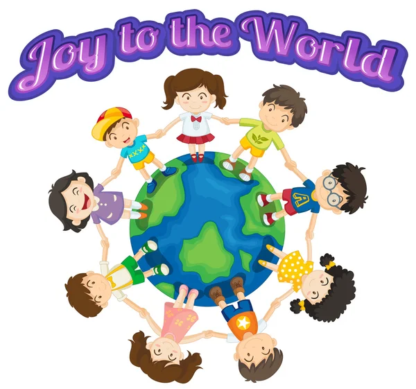 Радість світу — стоковий вектор