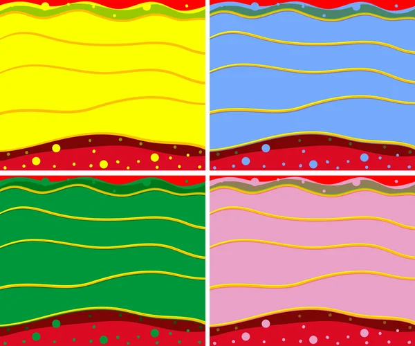 Kleurrijke achtergronden — Stockvector