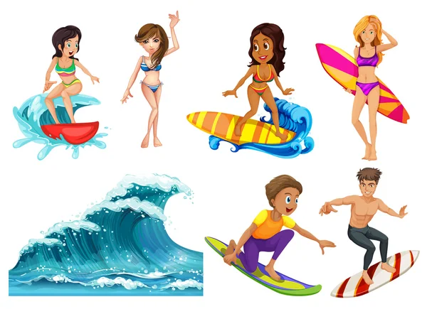 Surf — Stock Vector