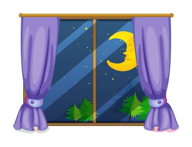 Night view clipart