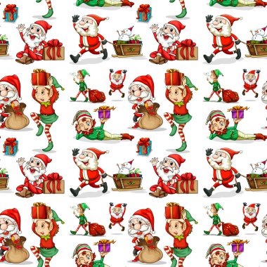Elfler ile Noel tasarım