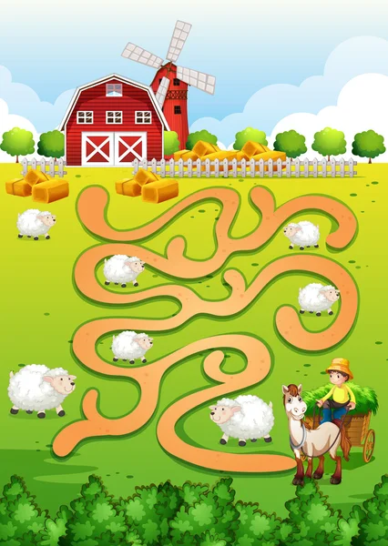 Maze — Stock Vector