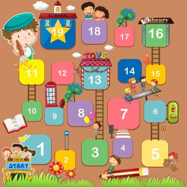 Sayılarla boardgame
