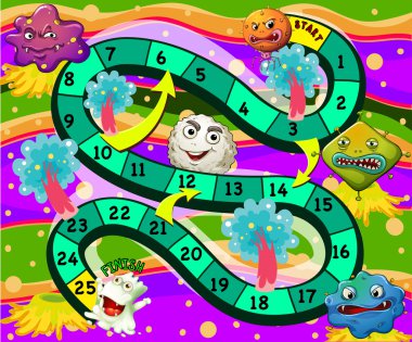 Canavarlar ile boardgame