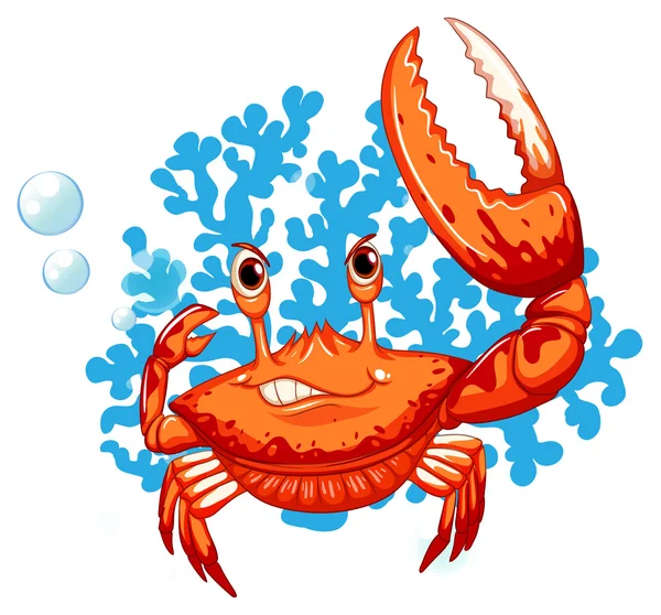 Een krab — Stockvector