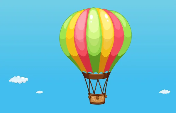 En varmluftsballong — Stock vektor