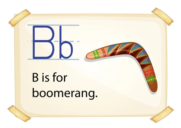 Letter B — Stock Vector