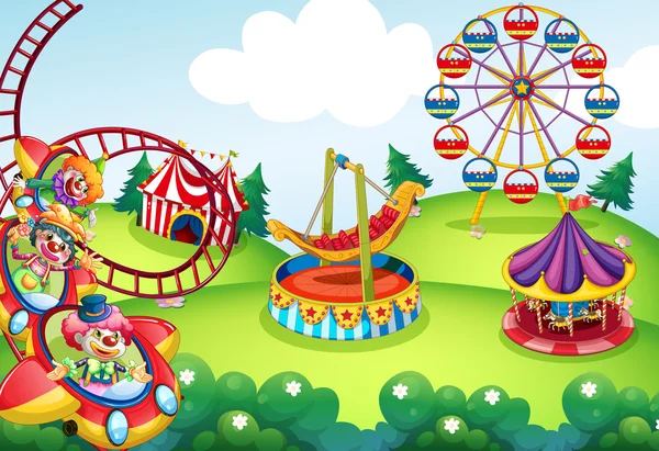 Theme park Stock Illustration