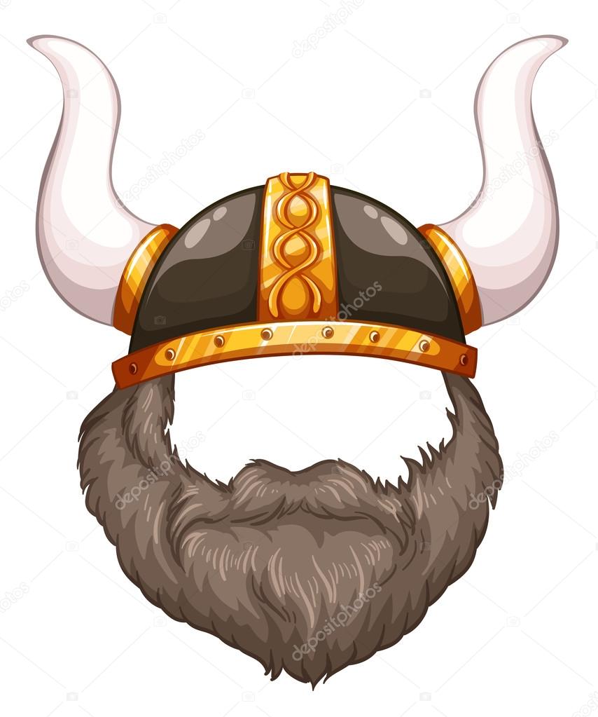 Viking hjelm Stockvektor af ©interactimages 59501977, image size:854x1023