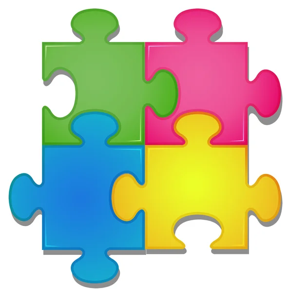 Jigsaw — Stock Vector