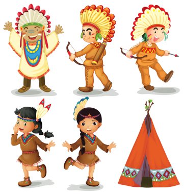 American Indians clipart
