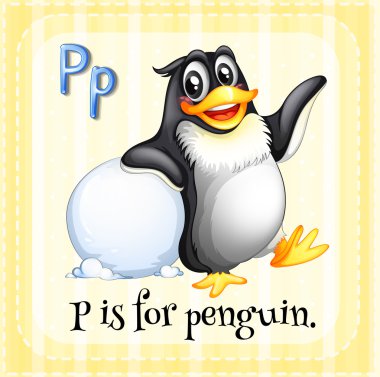 Penguen için harf p