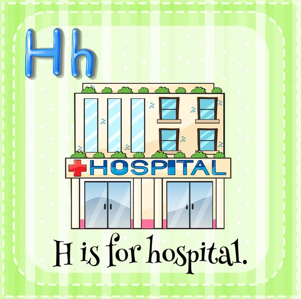 Letter H — Stock Vector