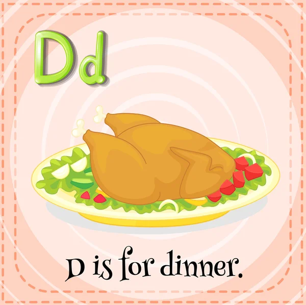 Letter D — Stockvector