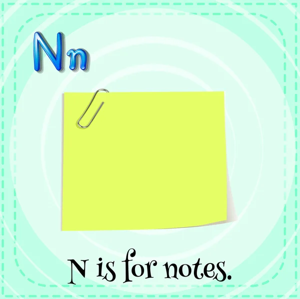 Ένα γράμμα N — Διανυσματικό Αρχείο