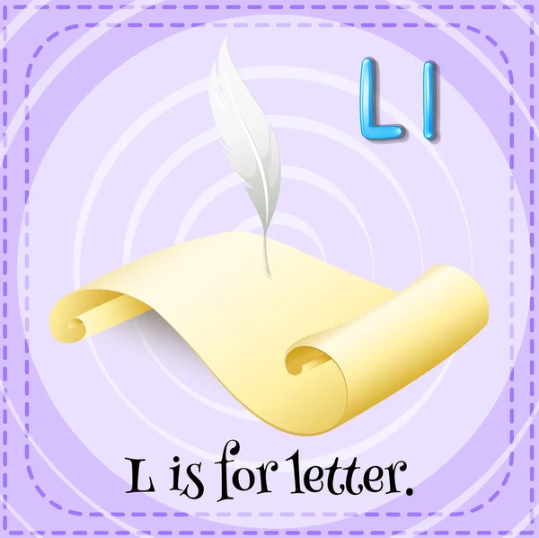 Lettre L — Image vectorielle