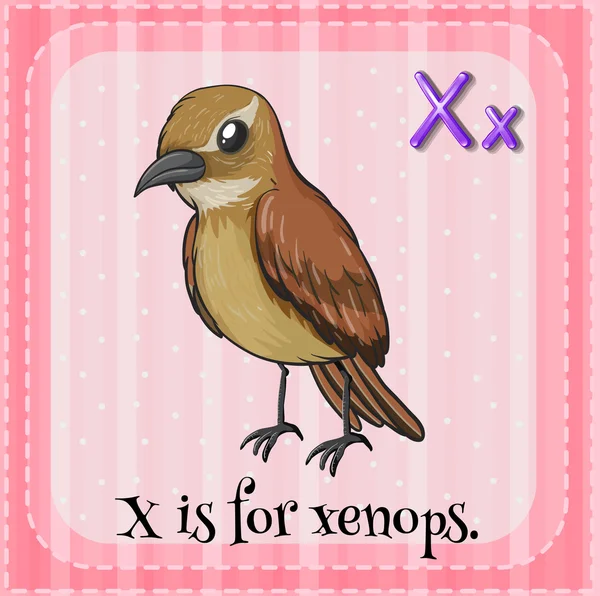 Une lettre X — Image vectorielle