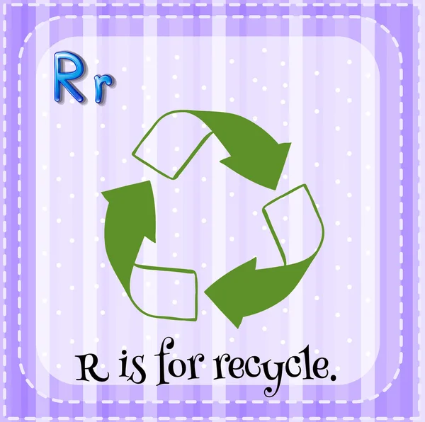 Letter R — Stock Vector