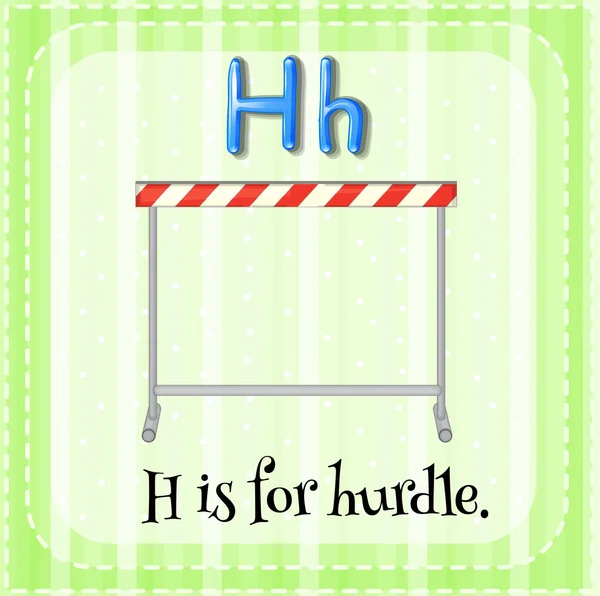 Letter H — Stock Vector