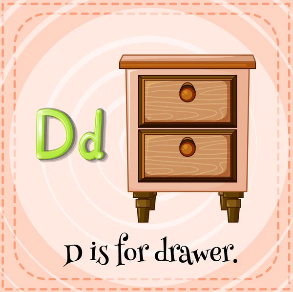 Letter D — Stockvector