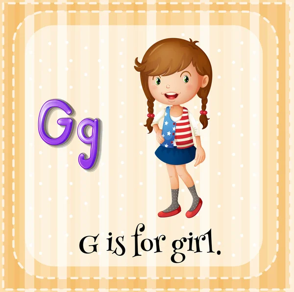 Letter G — Stock Vector