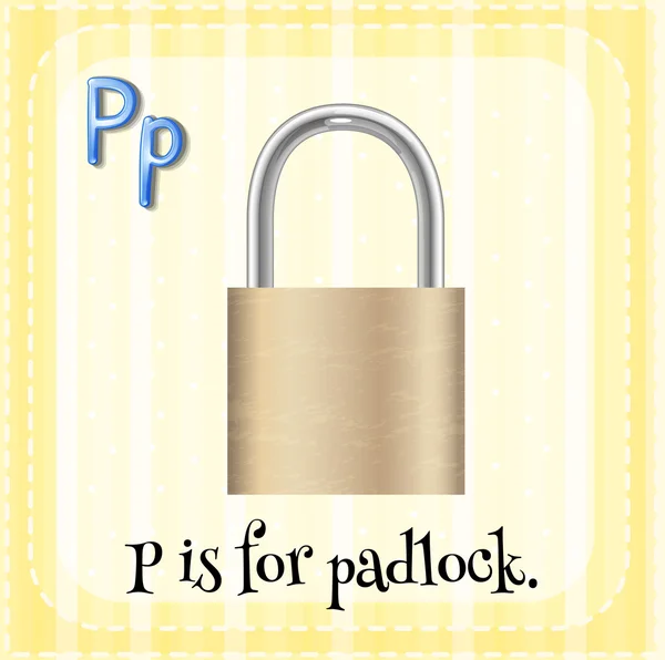 Letter P — Stock Vector