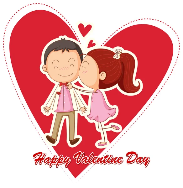 Happy Valentine — Stock Vector