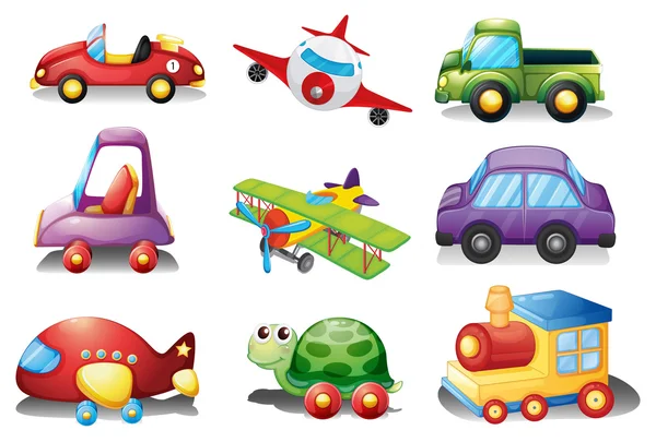A collection of toys Stock Vector