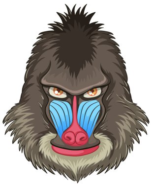 Mandrill'di maymun