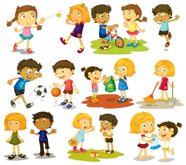 Children — Stock Vector