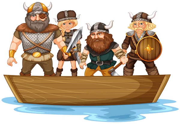 Vikingler — Stok Vektör