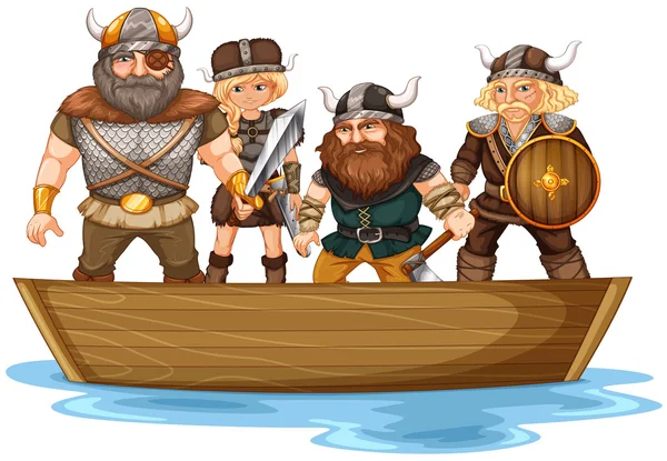 Vikings. — Vetor de Stock