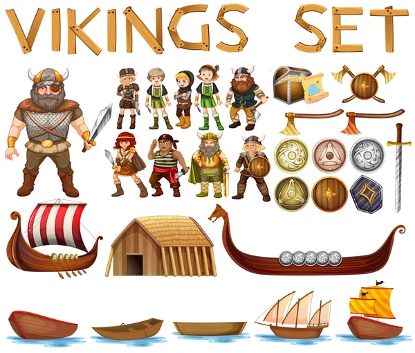 Vikings — Stock Vector
