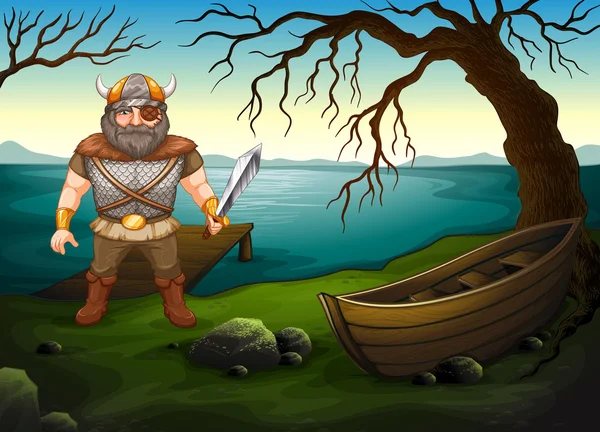 Vikingo — Archivo Imágenes Vectoriales