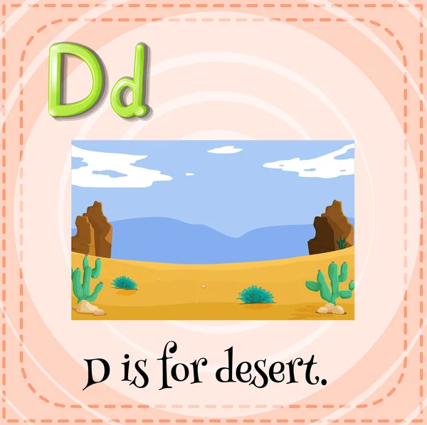 Letter D — Stock Vector