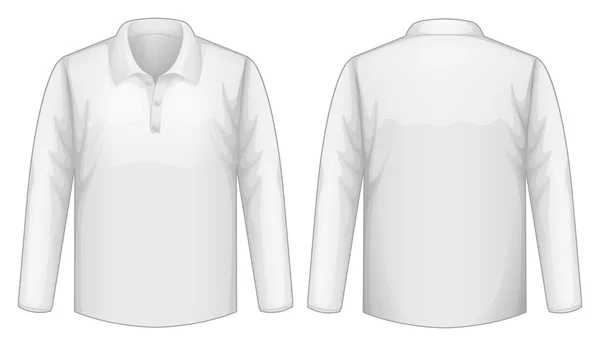 Chemise blanche — Image vectorielle