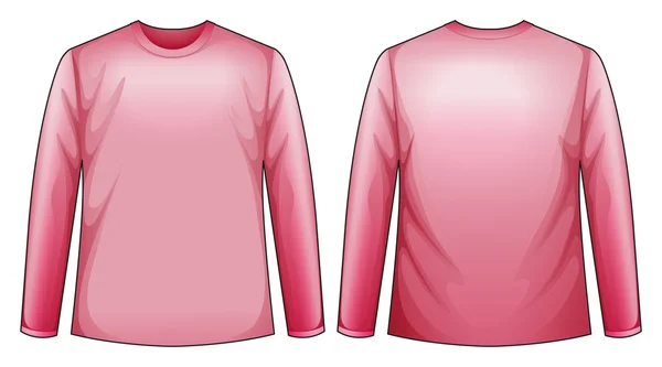 Rózsaszín póló — Stock Vector