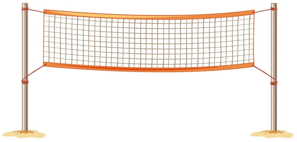 Fermer Filet de volleyball — Image vectorielle