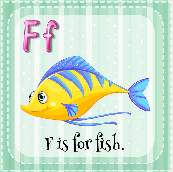 Letter F — Stock Vector