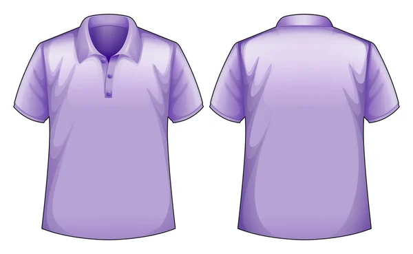 Purple shirts — Stock Vector