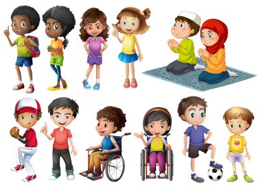 Children vector Children vector