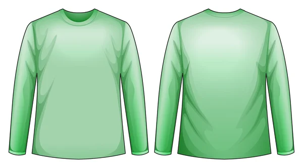Green shirts — Stock Vector