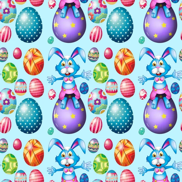 Conejos de Pascua — Vector de stock